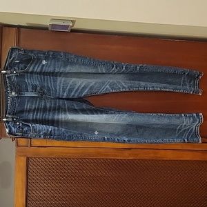 American Eagle Outfitters Men's Straight Jeans - Dark Blue